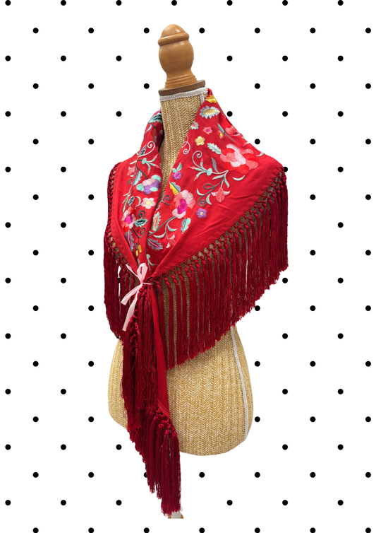 Châle d'accessoirisation Rouge