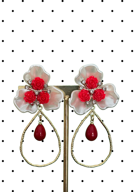 Boucles d'oreilles modèle Flora