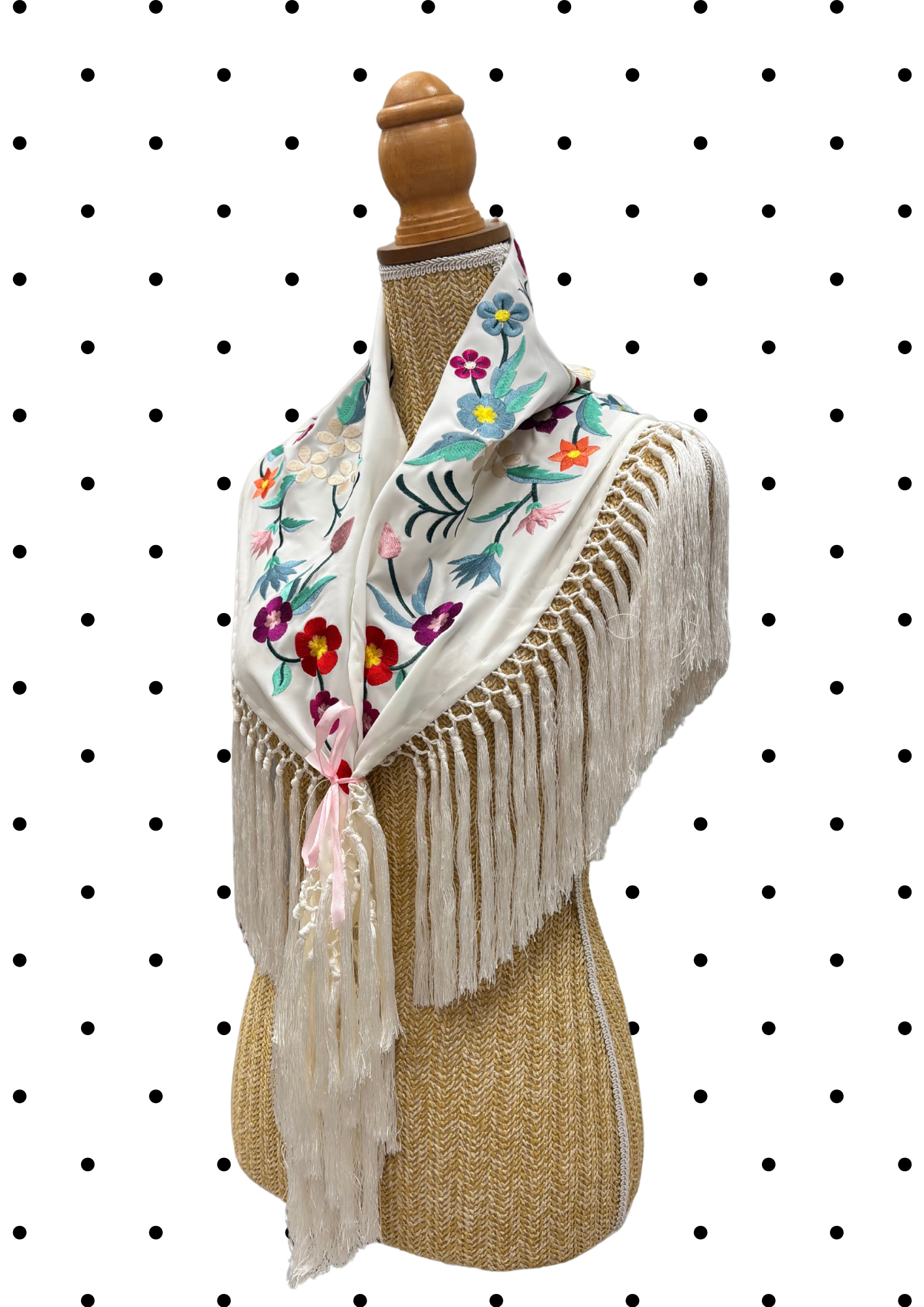 Châle d'accessoirisation Blanc