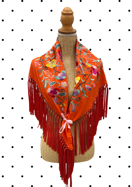 Châle d'accessoirisation Orange