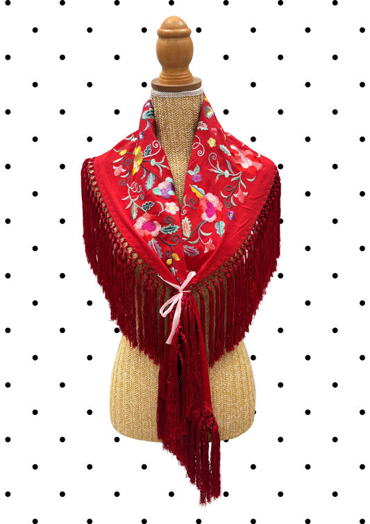 Châle d'accessoirisation Rouge