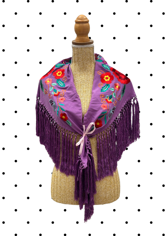 Châle d'accessoirisation Violet