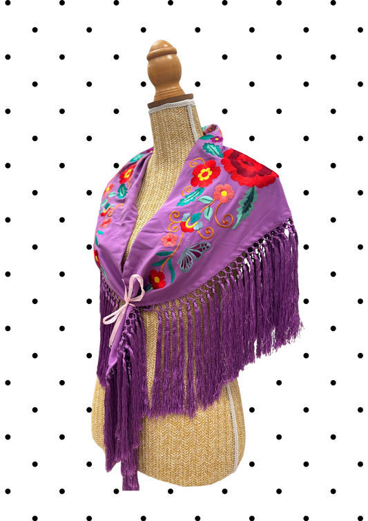 Châle d'accessoirisation Violet