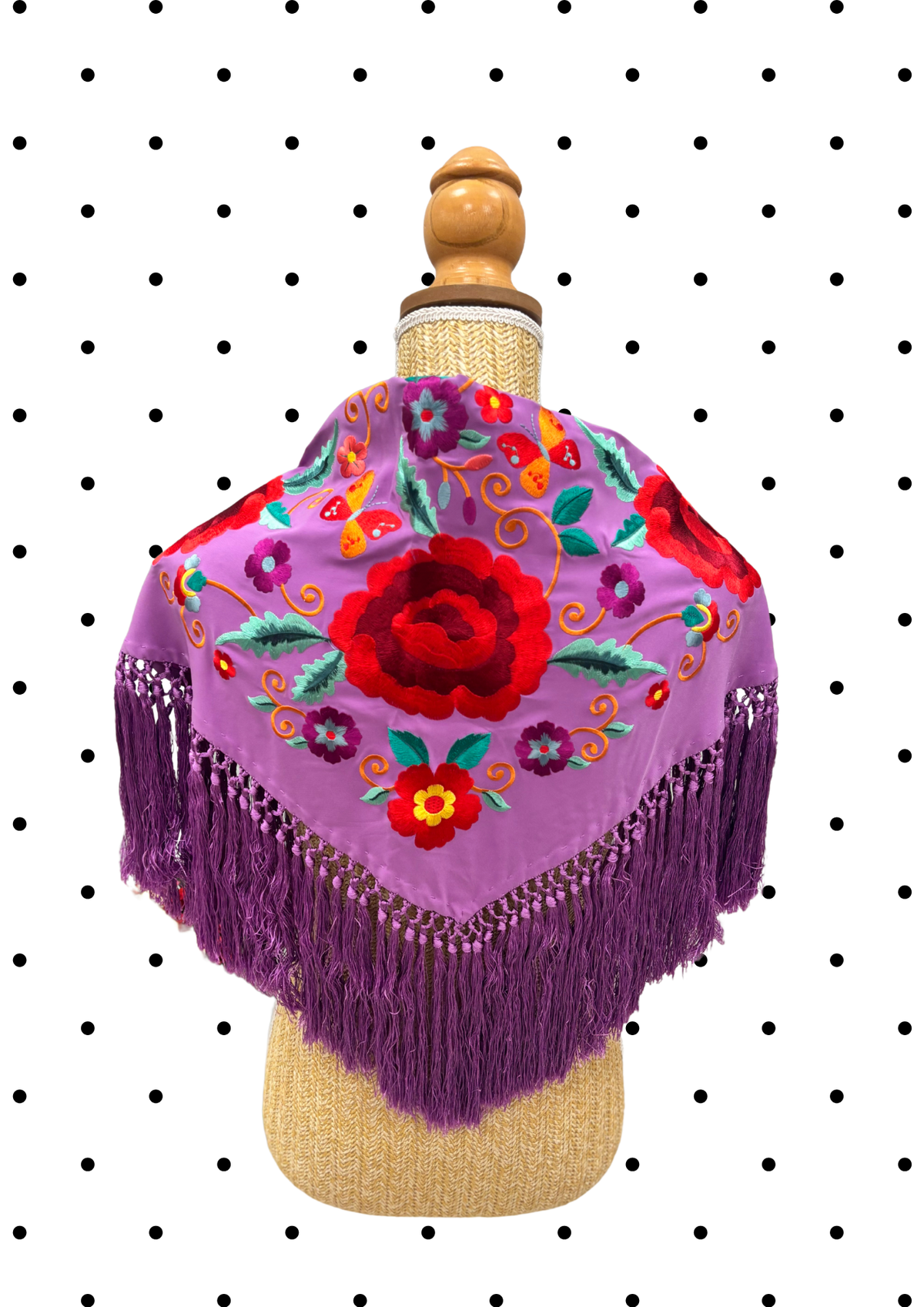 Châle d'accessoirisation Violet