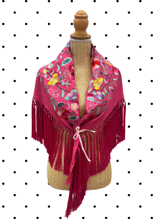 Châle d'accessoirisation Fuchsia