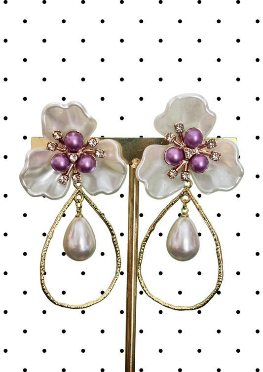 Boucles d'oreilles modèle Flora