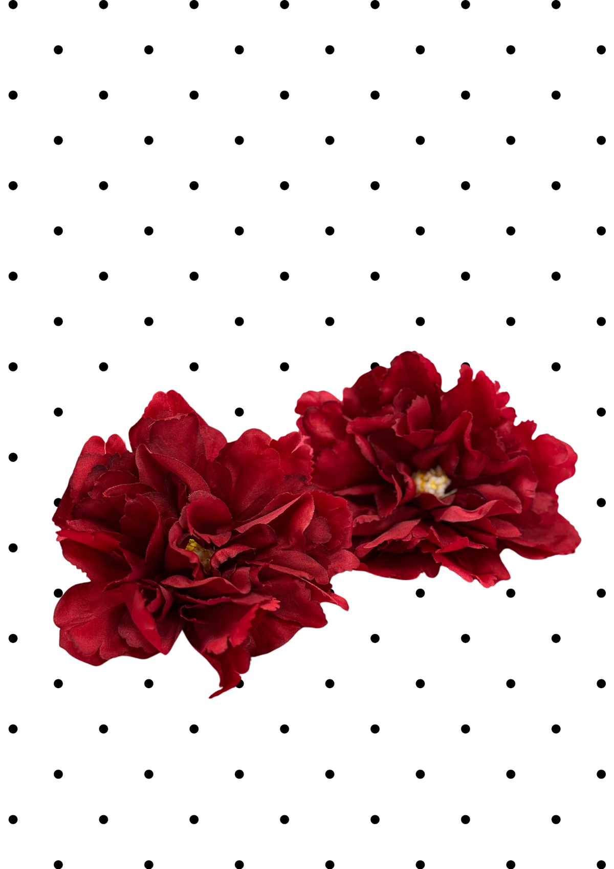 Fleurs pour cheveux avec pince