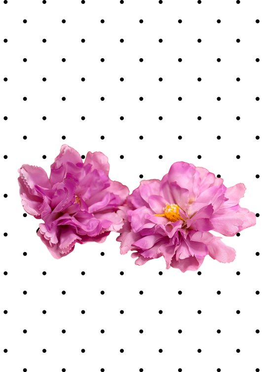Fleurs pour cheveux avec pince