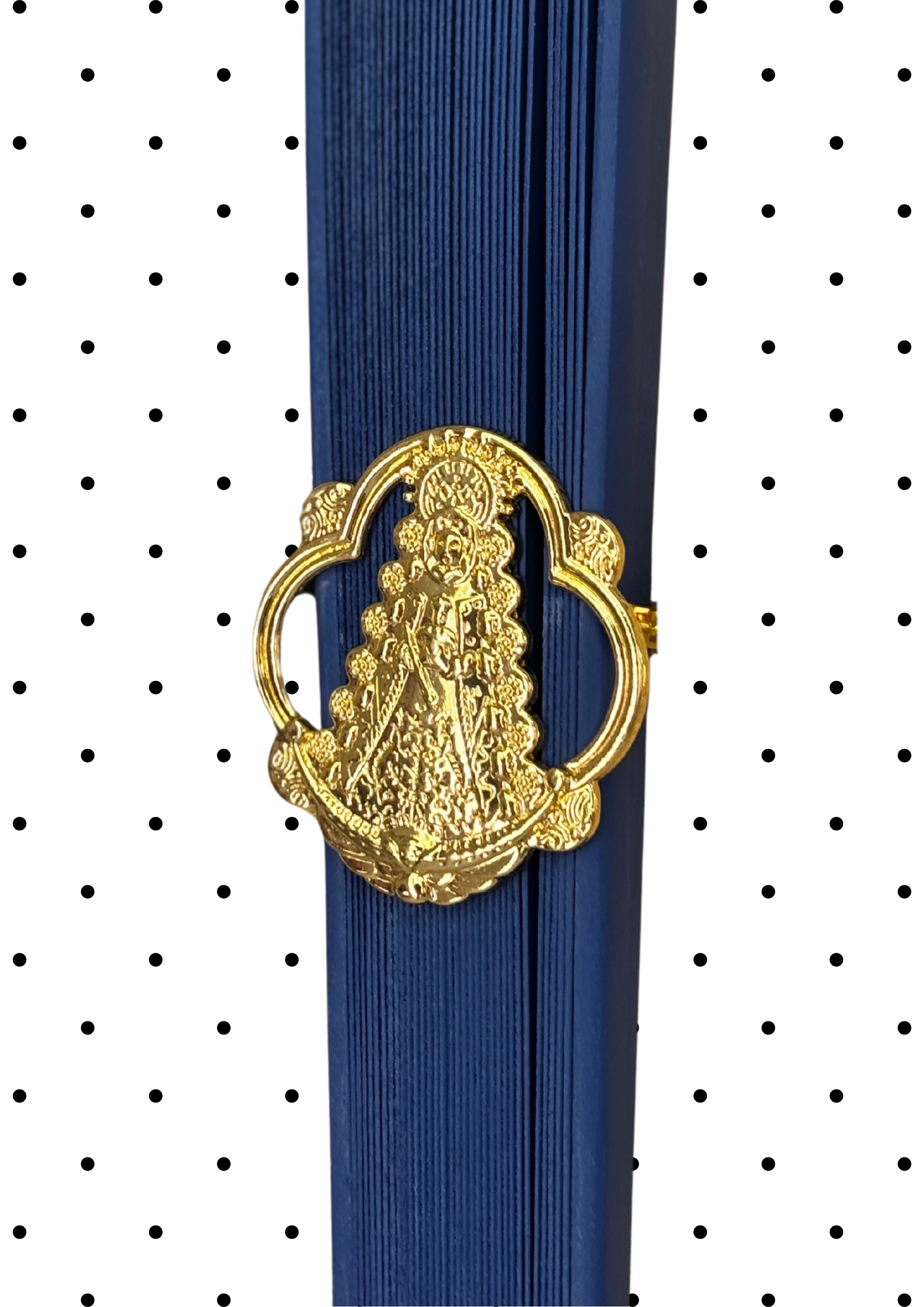 Porte éventail avec chaîne - Virgen del Rocio